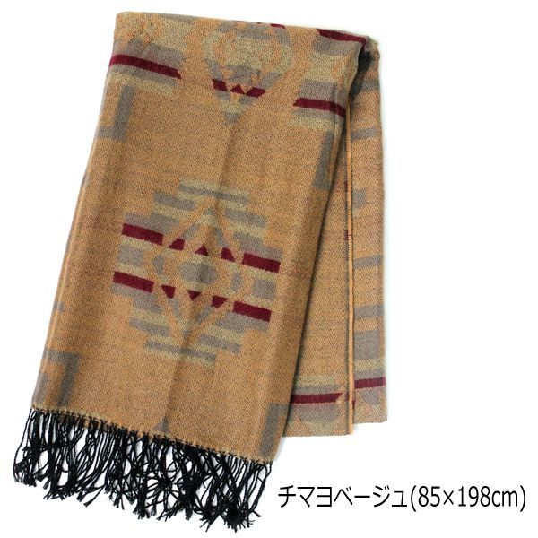 ネックウォーマー / ストール メンズ レディース ネイティブ 大判 マフラー 防寒 あったか キャンプ 冬キャンプ | protocol | 03