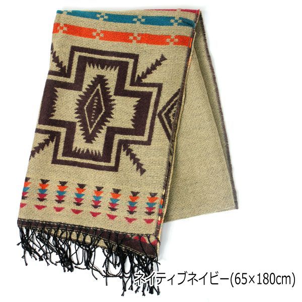 ネックウォーマー / ストール メンズ レディース ネイティブ 大判 マフラー 防寒 あったか キャンプ 冬キャンプ | protocol | 05