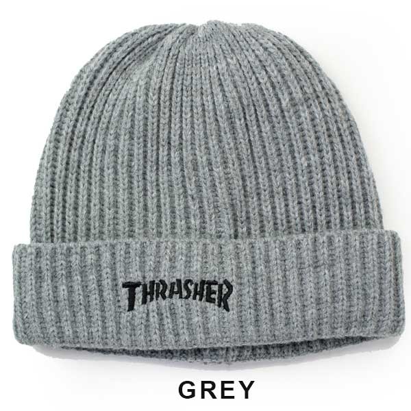 帽子 メンズ ニット帽 レディース スラッシャー ニット帽 THRASHER MAG LOGO リブ編み | THRASHER | 03