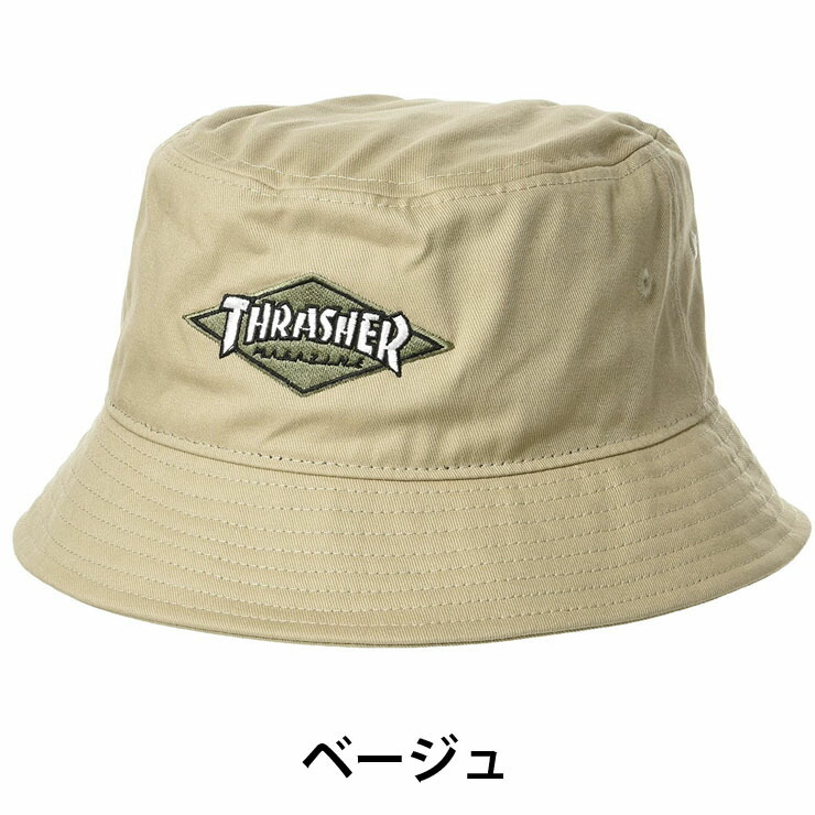 バケットハット 用 帽子 スラッシャー THRASHER DIAMOND LOGO CAP 21TH-H04 アウトドアブランド | THRASHER | 02