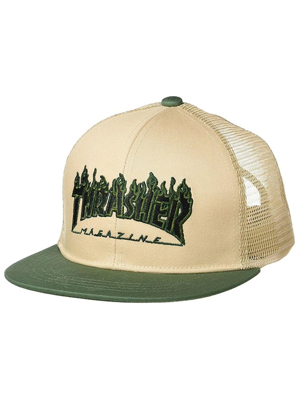 THRASHER スラッシャー キッズ FLAME LOGO CAP 23TH-C09K 帽子 子供用 人気 ブランド スケーター ストリート | THRASHER | 01