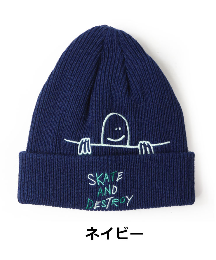 THRASHER スラッシャー キッズ  GONZ SAD 24TH-N50K 子供 帽子 ニット帽 男の子 女の子 秋 冬 秋冬 | THRASHER | 01