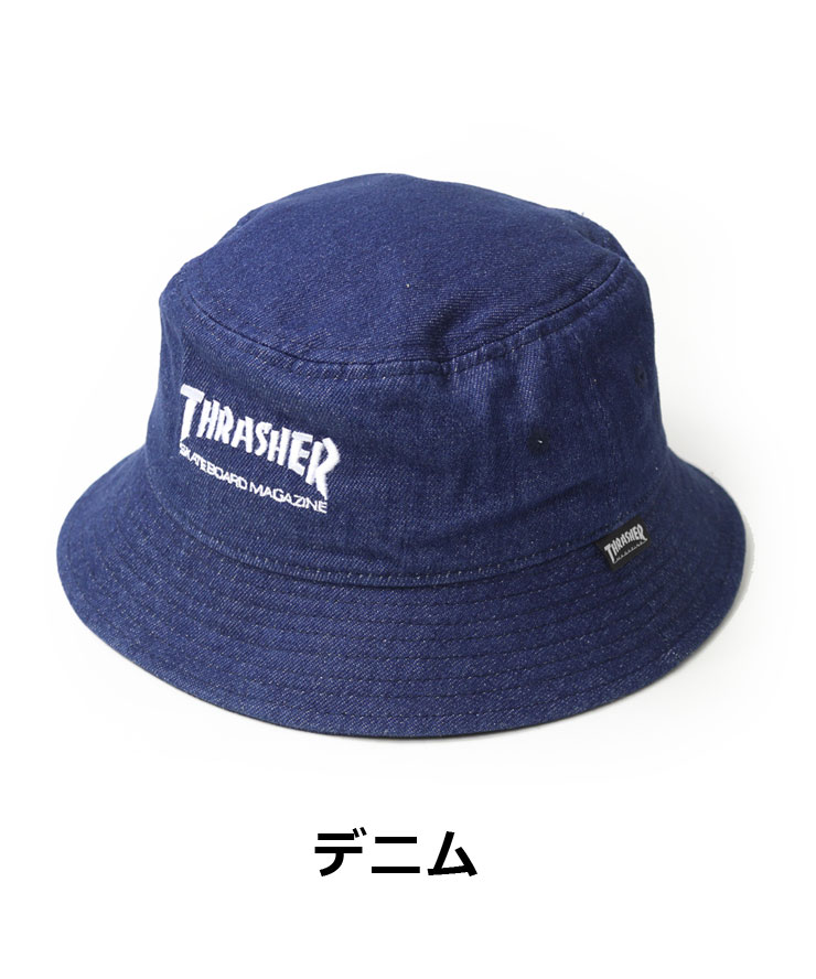THRASHER スラッシャー キッズ MAG LOGO ツイル バケットハット HTRH01K 子供 帽子 ハット 男の子 女の子 秋 冬 秋冬 | THRASHER | 02