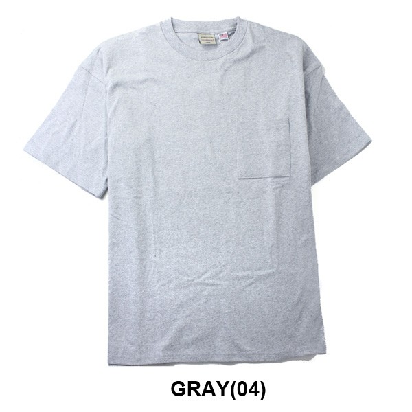 Goodwear グッドウェア Tシャツ 無地 メンズ USAコットンBIG無地ポケットTシャツ 2W7-3505 | Goodwear | 03
