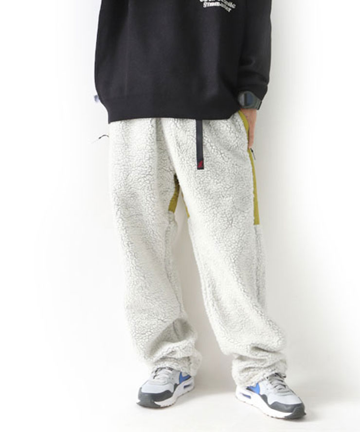 Gramicci グラミチ ナイロンシェルパパンツ G5FU-P016 メンズ レディース ボアパンツ フリースパンツ アウトドア Mサイズ Lサイズ 秋 冬 秋冬 | GRAMICCI | 01