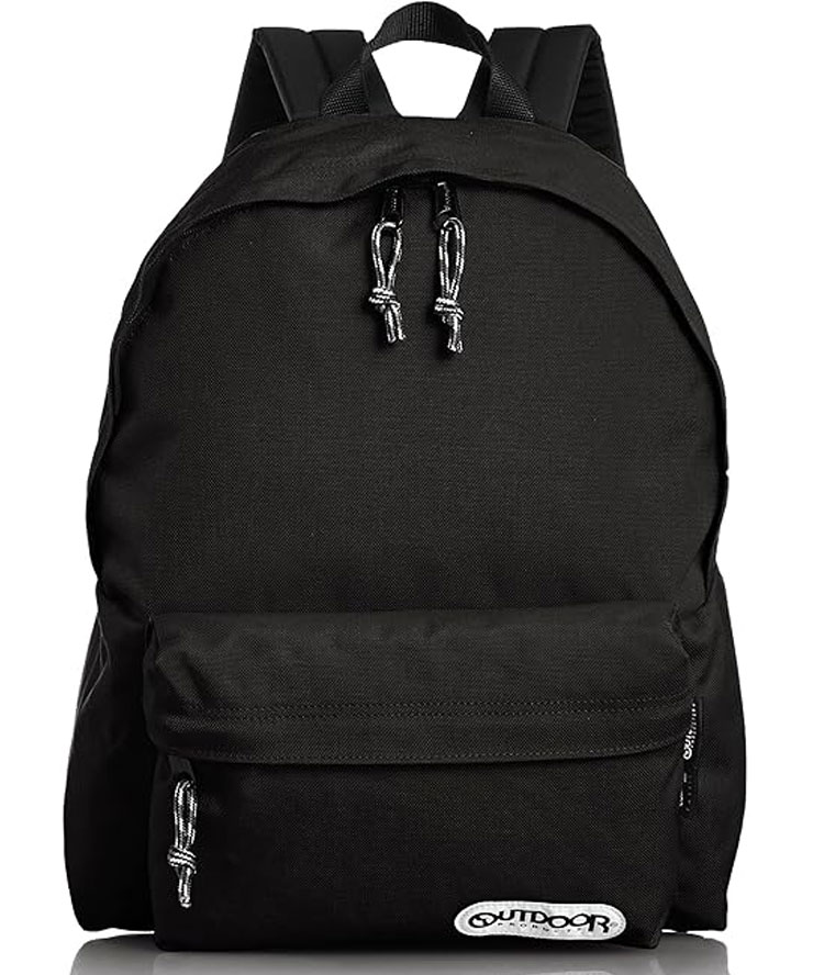 アウトドアプロダクツ OUTDOOR PRODUCTS デイパック 452U MIDEIUM SOLID バッグバックパック リュック ブラック | OUTDOOR PRODUCTS | 01
