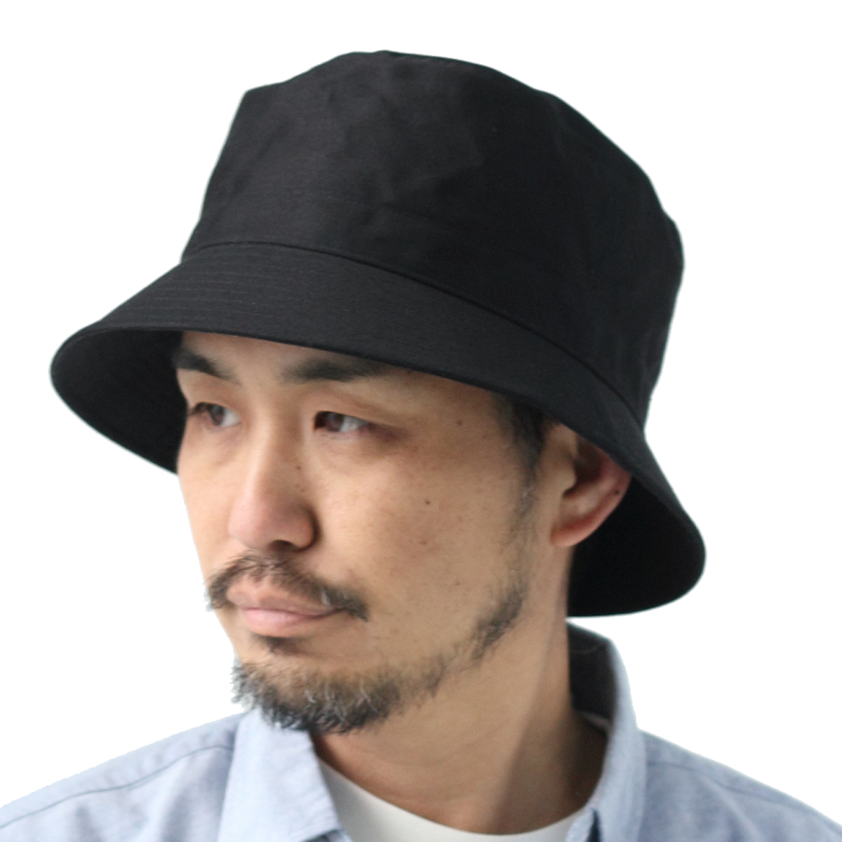 送料無料 大きいサイズ 帽子 メンズ コットン バケットハット 日本製 Regnuu 深め つば広 ...