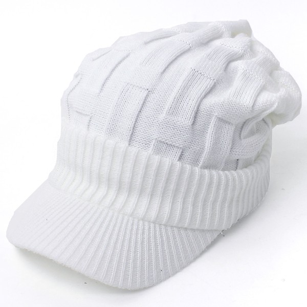 Regnuu アクリルクロス編みキャスケット つば付きニット帽 メンズ 帽子 レディース 秋 冬 | Regnuu | 09