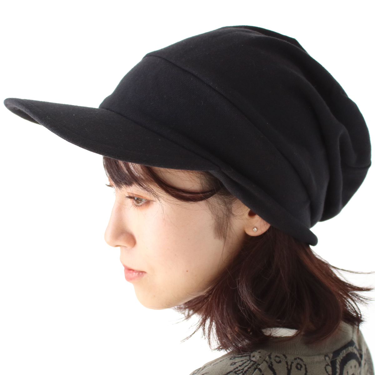 送料無料 帽子 レディース 40代 Regnuu 日本製 スウェット キャスケット メンズ 大きいサイズ 深め つば広 UV 紫外線 無地 コットン カジュアル｜protocol｜02