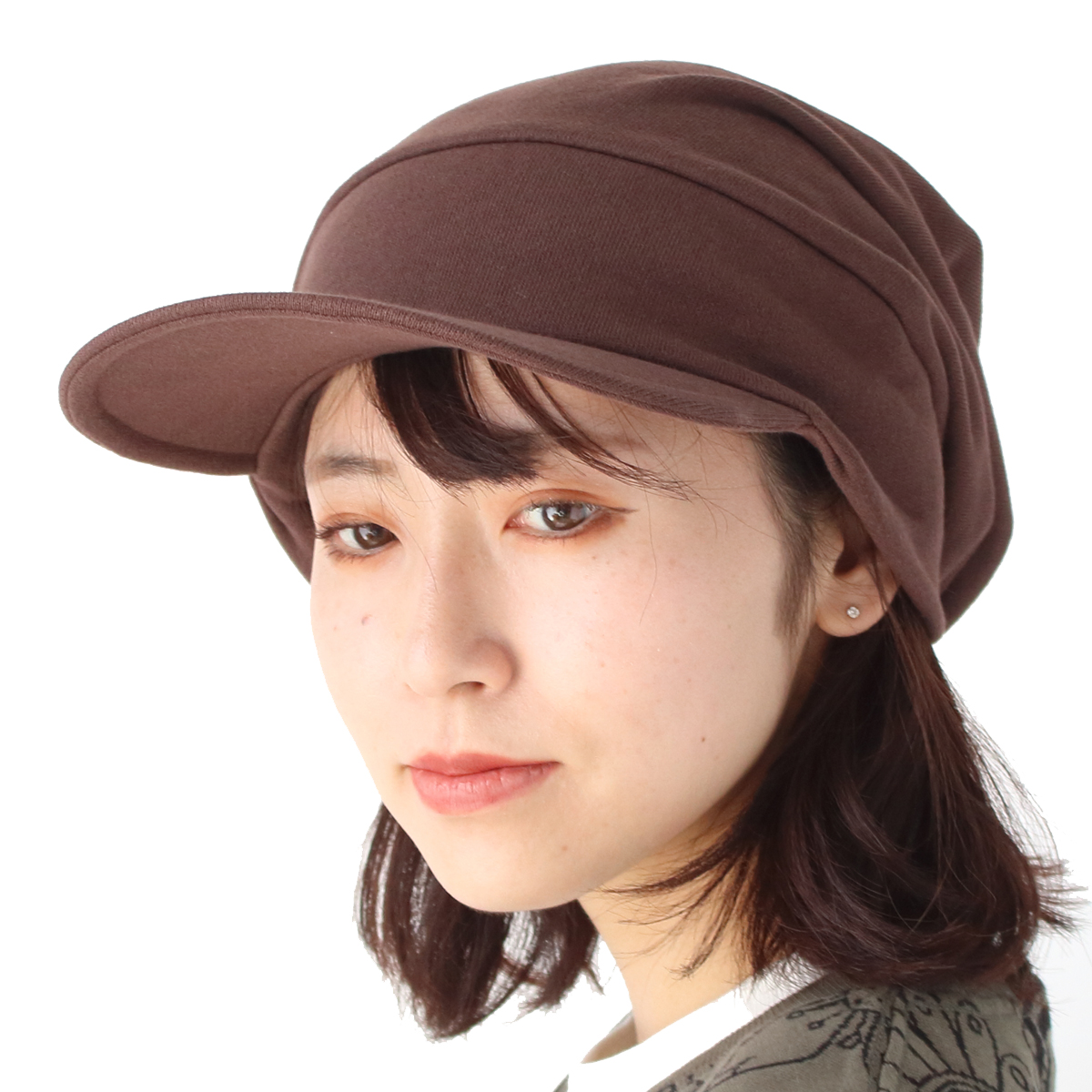 送料無料 帽子 レディース 40代 Regnuu 日本製 スウェット キャスケット メンズ 大きいサイズ 深め つば広 UV 紫外線 無地 コットン カジュアル｜protocol｜07