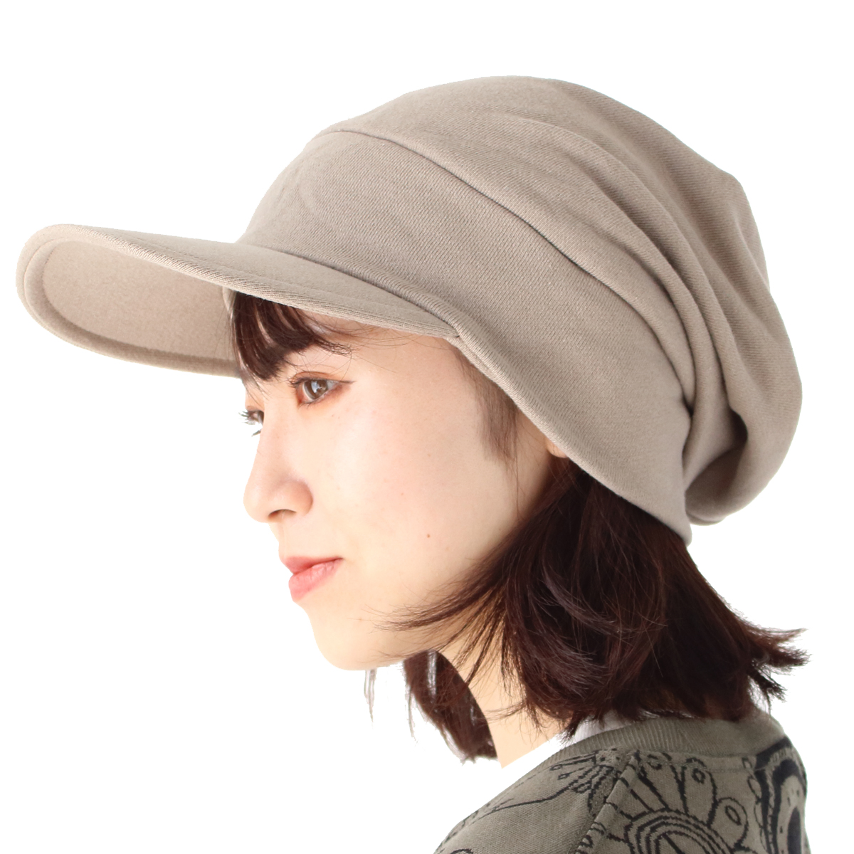 送料無料 帽子 レディース 40代 Regnuu 日本製 スウェット キャスケット メンズ 大きいサイズ 深め つば広 UV 紫外線 無地 コットン カジュアル｜protocol｜08