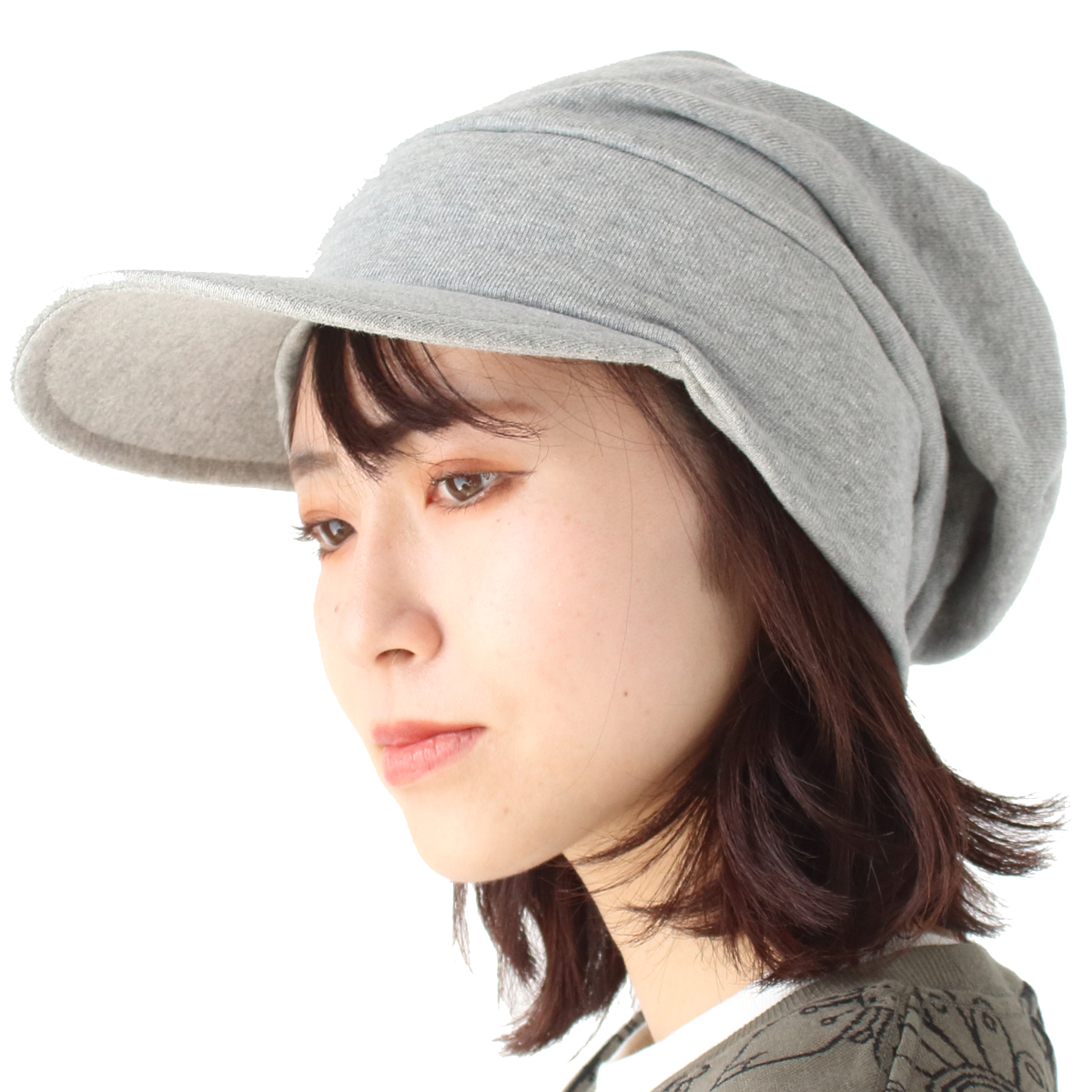 送料無料 帽子 レディース 40代 Regnuu 日本製 スウェット キャスケット メンズ 大きいサイズ 深め つば広 UV 紫外線 無地 コットン カジュアル｜protocol｜04