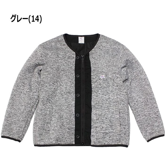 JEMORGAN ジェーイーモーガン ニットフリース 中綿裏キルトノーカラーZIPカーデ JA851-62C | JEMORGAN | 01