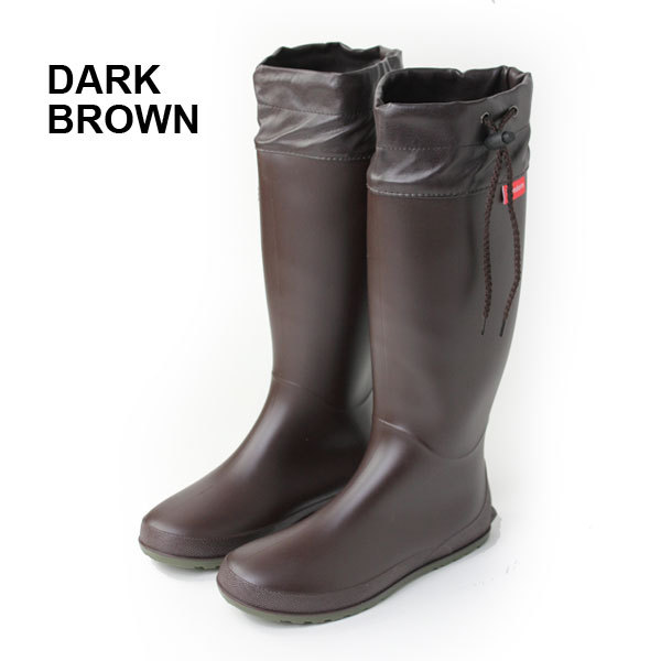 レインブーツ レディース 長靴 Wandern フォールディングレインブーツ / レインシューズ レディース 完全防水 通勤 通学 シンプル | protocol | 04