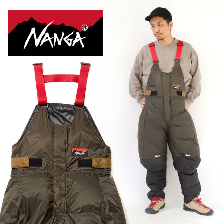 NANGA（ナンガ） ダウン オーバーオール ダウンパンツ レベル7