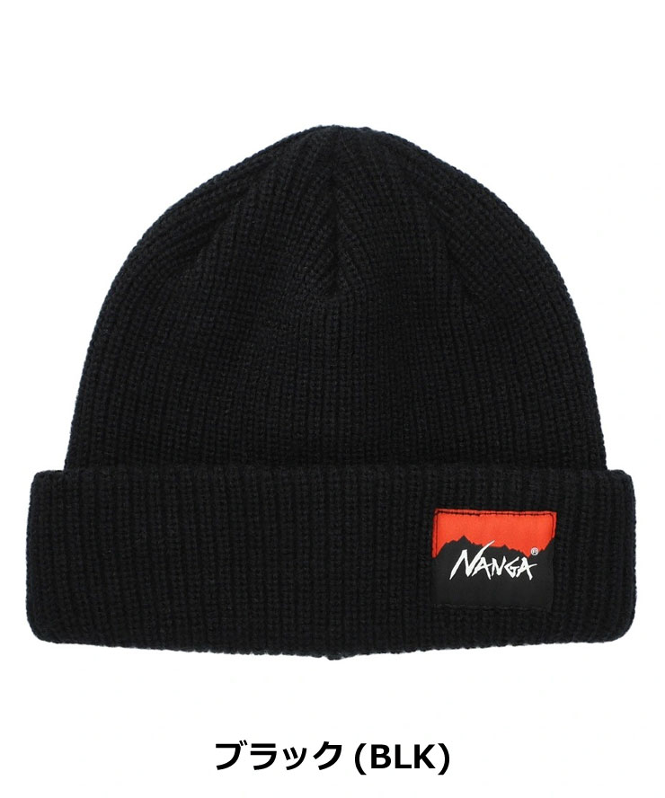 NANGA ナンガ ボックスロゴ バルキービーニー BOX LOGO BULKY BEANIE ニット帽 メンズ レディース 帽子 アクリル 防寒 ロゴ ワッチキャップ | NANGA | 01