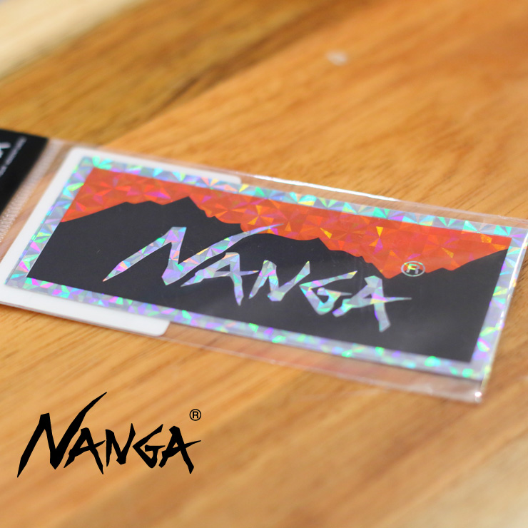 ナンガ ステッカー NANGA HOLOGRAPHIC LOGO STICKER ホログラフィックロゴステッカー NA2353-3G512 メンズ ブランド レディース | NANGA | 01