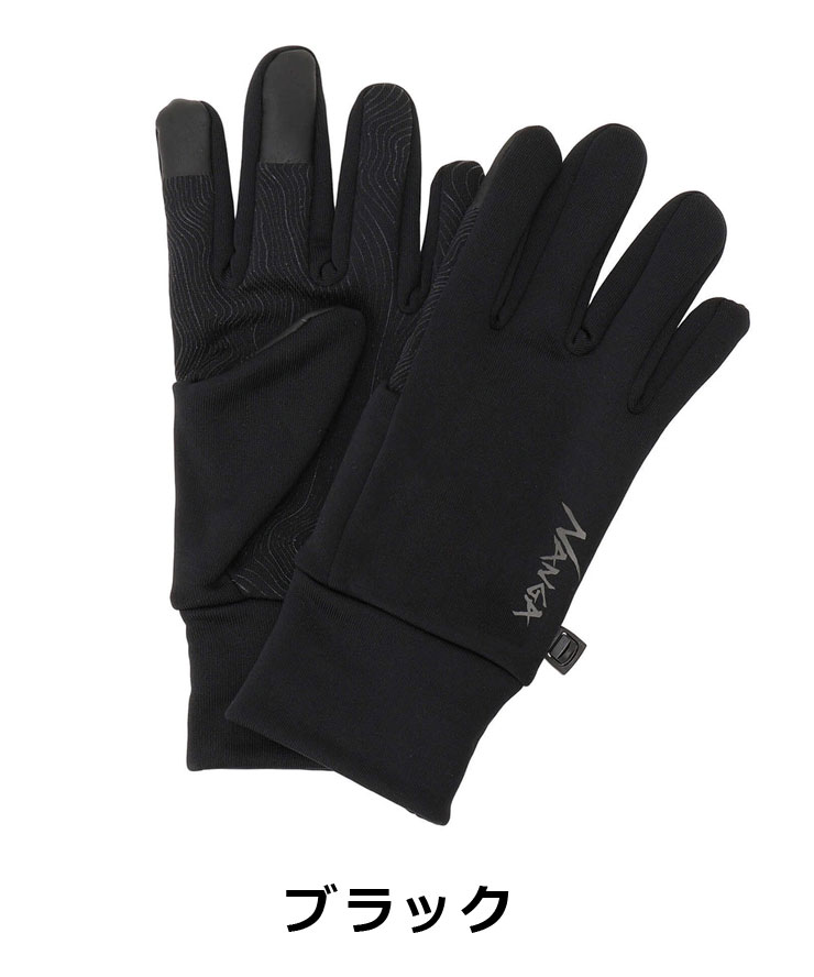手袋 メンズ ブランド スマホ対応 ナンガ NANGA ポーラテック パワーストレッチ グローブ 3Z401 秋 冬 秋冬 プレゼント ギフト | NANGA | 01