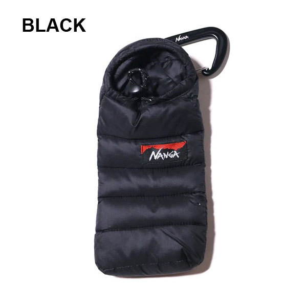 NANGA ナンガ Mini sleeping bag phone case ミニスリーピングバッグ 携帯ケース スマートフォンケース BRD ボルドー BLK ブラック COYOTE コヨーテ GLD ゴールド NVY ネイビー PUR パープル