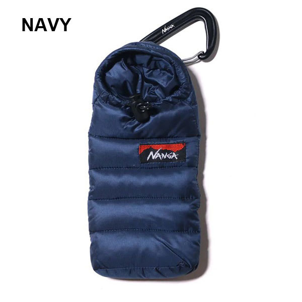 NANGA ナンガ Mini sleeping bag phone case ミニスリーピングバッグ 携帯ケース スマートフォンケース BRD ボルドー BLK ブラック COYOTE コヨーテ GLD ゴールド NVY ネイビー PUR パープル