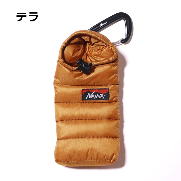 NANGA ナンガ Mini sleeping bag phone case ミニスリーピングバッグ 携帯ケース スマートフォンケース｜protocol｜11