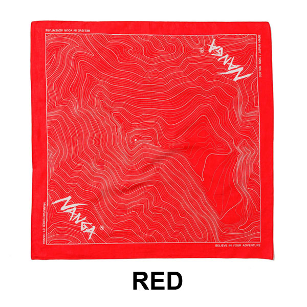 ナンガ NANGA バンダナ ナンガ パルバット コントアーマップ バンダナ PARBAT CONTOUR MAP BANDANNA 大阪 取り扱い店 NA2253-3F503 | NANGA | 03