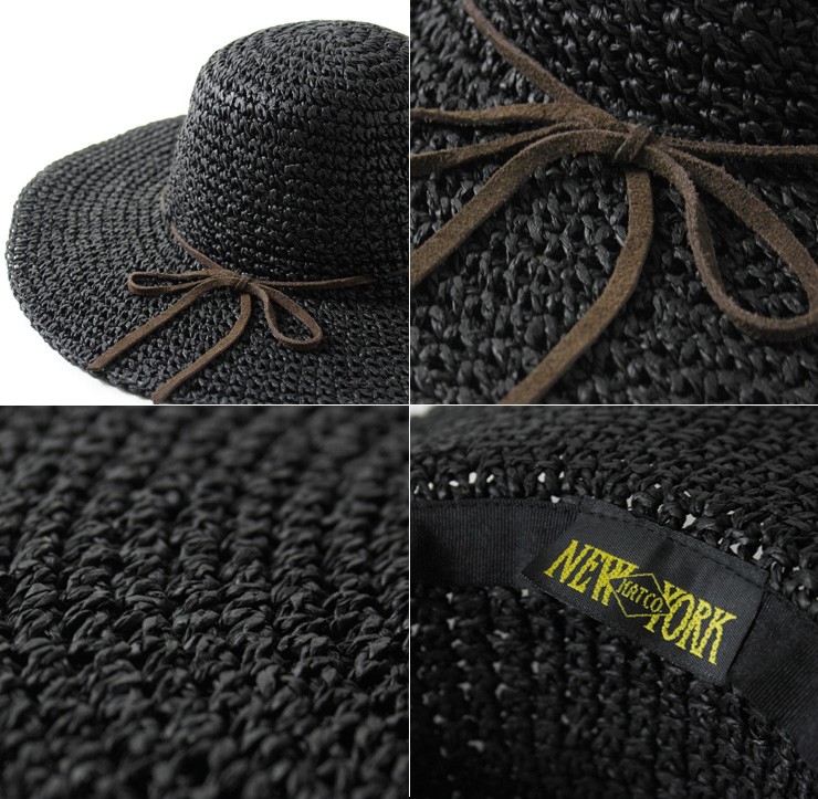 NEW YORK HAT（ニューヨークハット） キャンプ 帽子 レディース 麦わら
