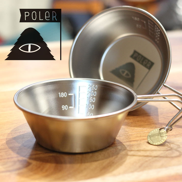 POLeR ポーラー シェラカップ アウトドアブランド ロゴ