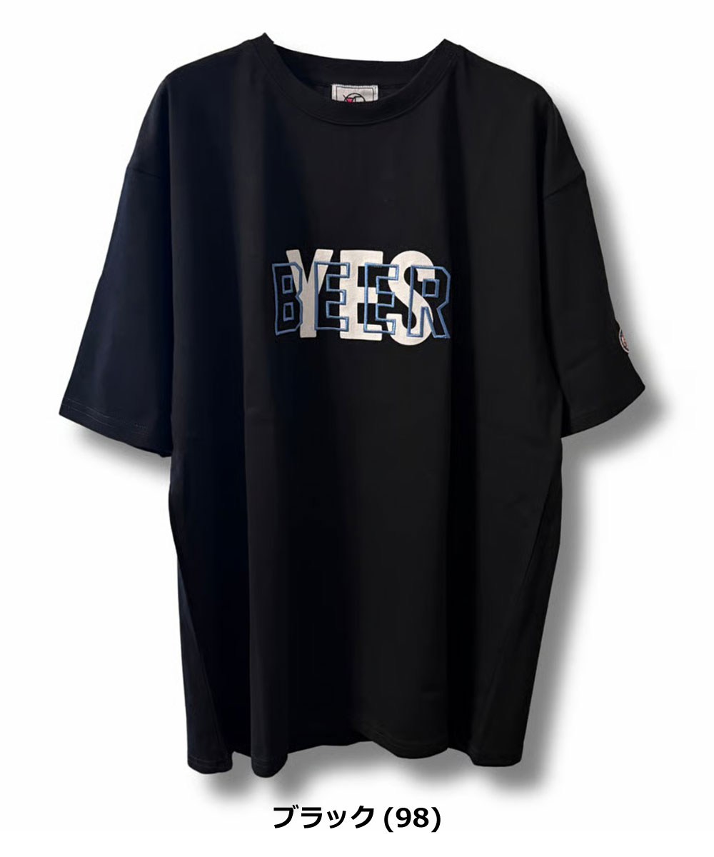 YOIDORE ヨイドレ ザ・ビールスキ TEE メンズ 半袖 Tシャツ 春夏 プリントTシャツ 刺繍 コットン100％ ビール 酒 お酒 カジュアル ストリート | YOIDORE | 01