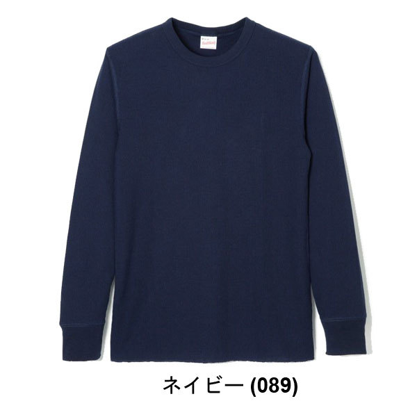 サーマル ロンt ヘルスニット サーマル クルーネック 602l 長袖 クルーネック ワッフル カットソー パック キャンプ キャンプ | Healthknit | 03