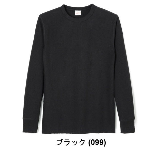サーマル ロンt ヘルスニット サーマル クルーネック 602l 長袖 クルーネック ワッフル カットソー パック キャンプ キャンプ | Healthknit | 02