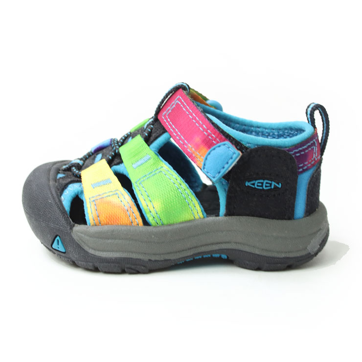 キーン サンダル キッズ ニューポート H2 KEEN Rainbow/Tiedye (1018453) ベビー アウトドア プレゼント ギフト お祝い US4 11,5cm