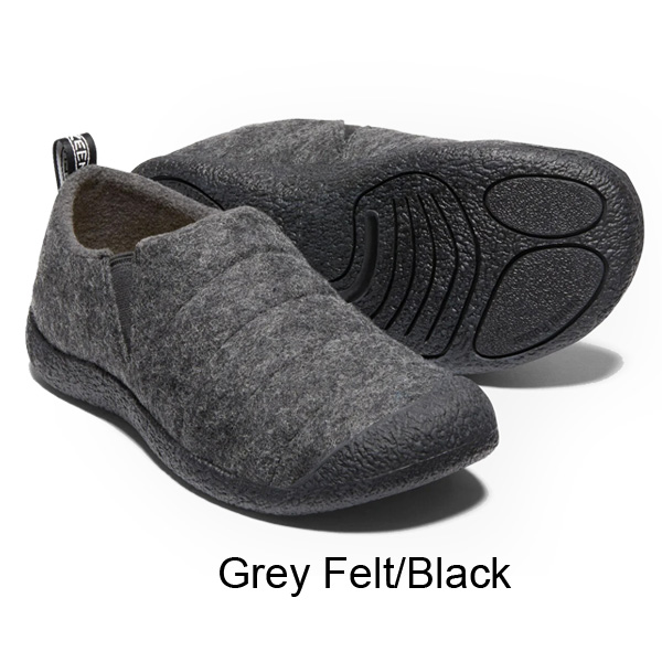 KEEN キーン HOSER ハウザー2 レディース  グレー フェルト ブラック レディース ルームシューズ オフィスシューズ 室内 アウトドア | KEEN | 01