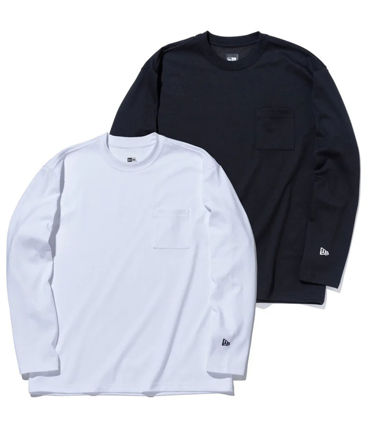 爆買 / NEW ERA ニューエラ 2-Pack 長袖 パフォーマンス Tシャツ ブラック/ホワイト ホワイト ブラック 13561865 14476602 14476603 | NEW ERA | 01