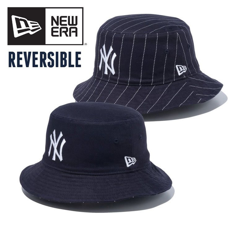 ニューエラ バケットハット メンズ NEW ERA バケット01 リバーシブル MLB ニューヨーク...