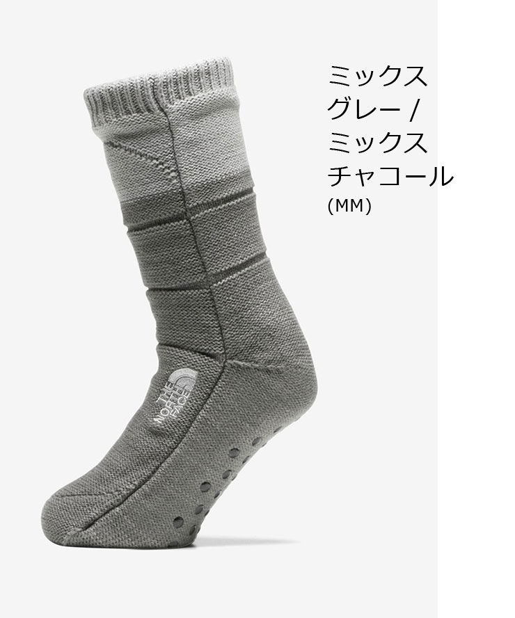 THE NORTH FACE ザ・ノースフェイス Nuptse Bootie Socks ヌプシ ブーティ ソックス NN82233 暖かい 靴下 ルームソックス 抗菌 防臭 滑り止め | THE NORTH FACE | 02