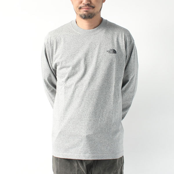 ノースフェイス tシャツ ロング丈 THE NORTH FACE ロングスリーブ バック スクエアロゴ Tee NT82131 ロンT 長袖 Mサイズ Lサイズ