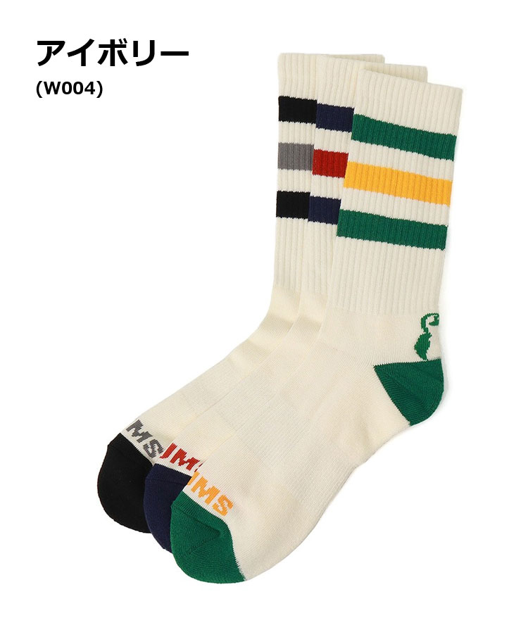 チャムス ソックス 靴下 CHUMS 3Pブービーミディアムソックス 3P Booby Medium Socks CH06-1129  メンズ レディース ３足セット 秋 冬 秋冬 | CHUMS | 02