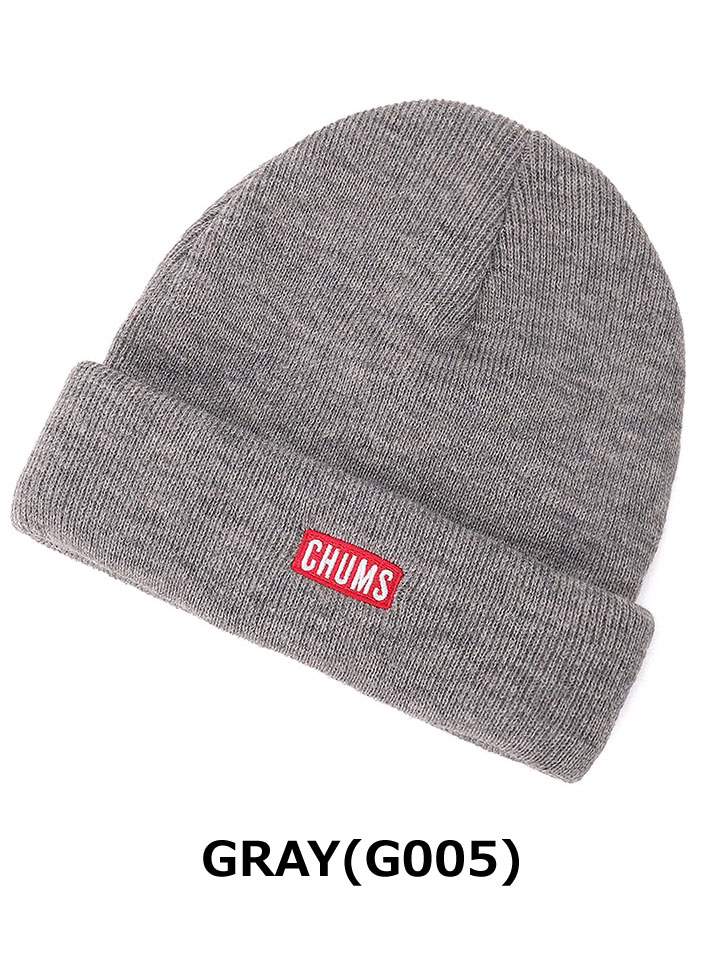 CHUMS チャムス CHUMS Logo Short Knit Cap チャムスロゴショートニットキャップ CH05-1402 ニット帽 ビーニー ショート丈 浅め アクリル 帽子 | CHUMS | 02