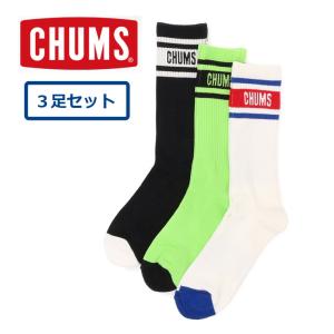 チャムス CHUMS 3Pチャムスミディアムソックス 3P CHUMS Medium Socks C...