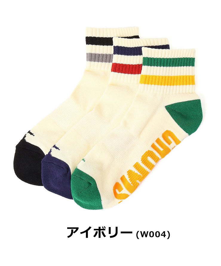 チャムス ソックス 靴下 CHUMS 3Pラインクルーソックス CH06-1128  メンズ レディース ３足セット 秋 冬 秋冬 | CHUMS | 02