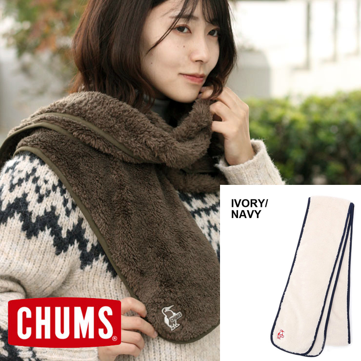 チャムス エルモフリースマフラー レディース メンズ CHUMS Elmo Fleece Muffler エルモ CH09-1264 ブランド 冬 秋冬 防寒 スノボ バイク | CHUMS | 01