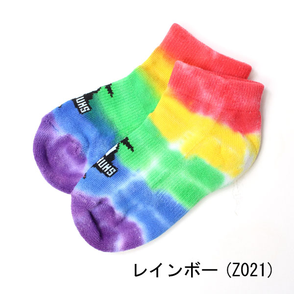 CHUMS キッズ タイダイ アンクル ソックス Kid&apos;s Tie-Dye Ankle Socks...
