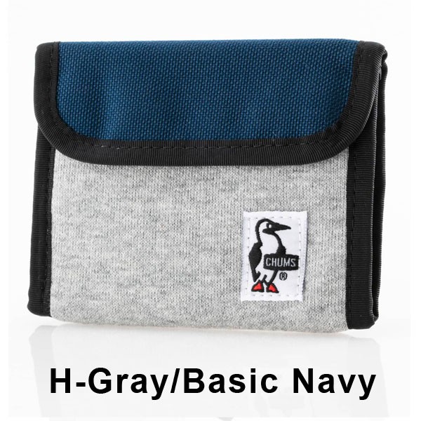 チャムス 財布 二つ折り CHUMS トリフォルドウォレット Trifold Wallet Sweat Nylon CH60-2688 レディース キャンプ アウトドアブランド | CHUMS | 01