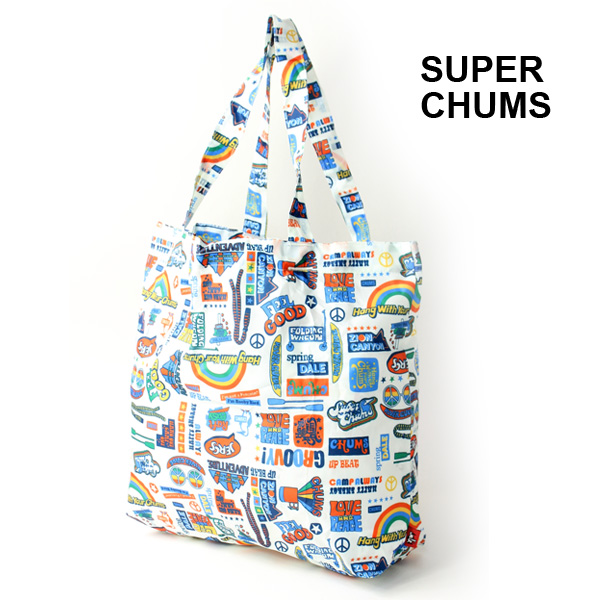 エコバッグ ブランド おしゃれ トートバック チャムス CHUMS CH60-3353 ショッピングバッグ エコ カラビナ パッカブル バッグ | CHUMS | 03