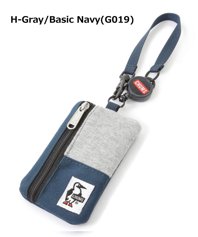 CHUMS チャムス コミューターパスケーススウェットナイロン Commuter Pass Case Sweat Nylon CH60-3619 | CHUMS | 01