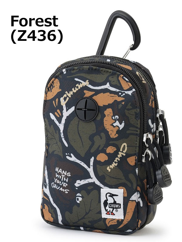 CHUMS チャムス スマホポーチ Recycle Portable Music Pouch カラビナ付き ミニポーチ 小物入れ アウトドア CH60-3983 | CHUMS | 09