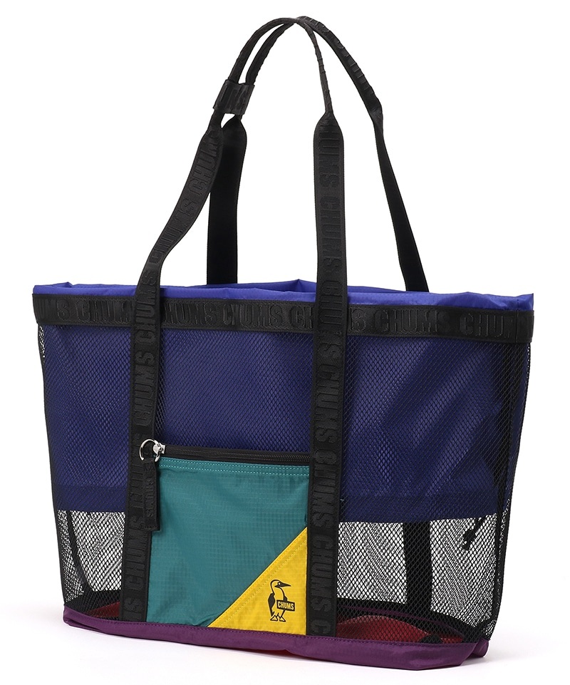 CHUMS チャムス トートバッグ メンズ レディース Mesh Tote Bag メッシュトートバッグ CH60-4087 春夏 バッグ 軽量 通気性 大容量 アウトドア | CHUMS | 01