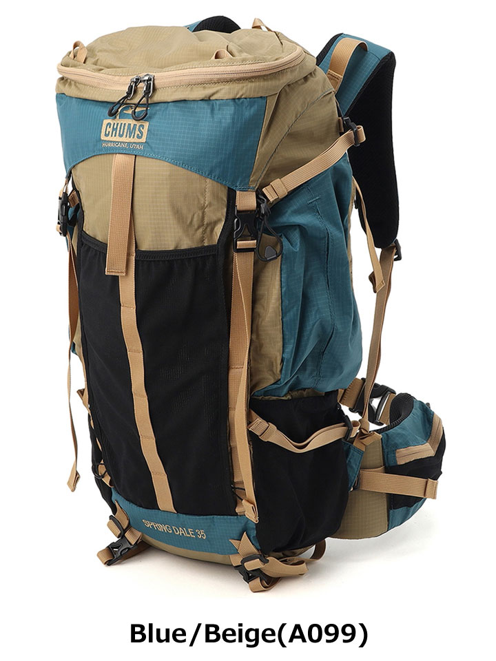 CHUMS チャムス Spring Dale 35 スプリングデール35 CH60-4096 リュック バックパック 35L 登山 ハイキング キャンプ レインカバー付き アウトドア | CHUMS | 03