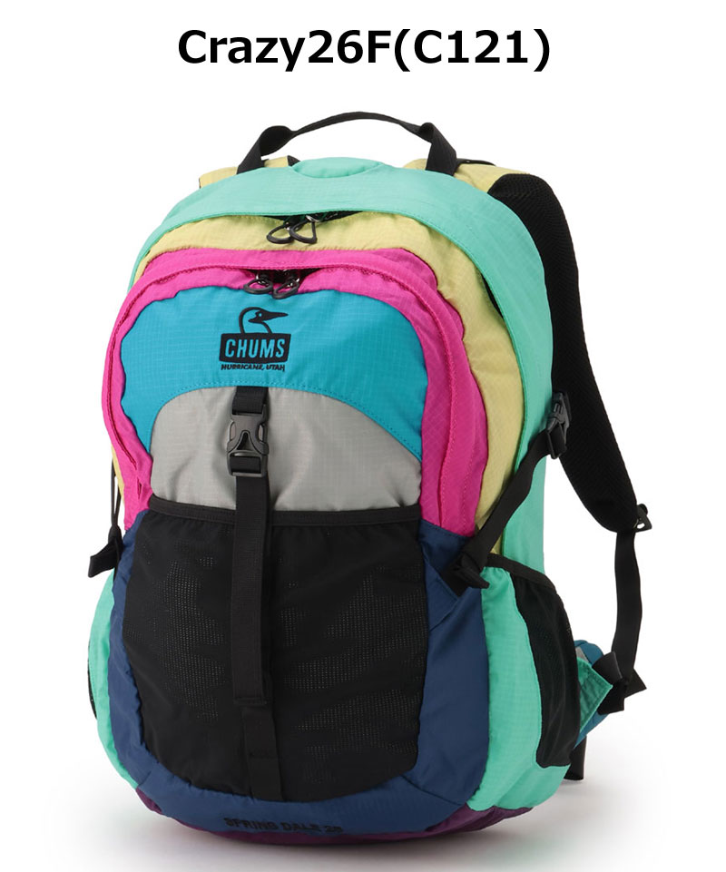 CHUMS チャムス Spring Dale 25 スプリングデール25 CH60-4098 メンズ レディース リュック バックパック 25L レインカバー 登山 トレッキング 旅行 アウトドア | CHUMS | 04